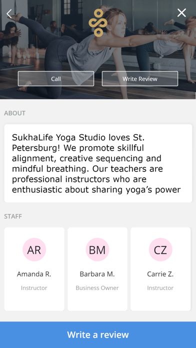 SukhaLife Yoga Screenshot