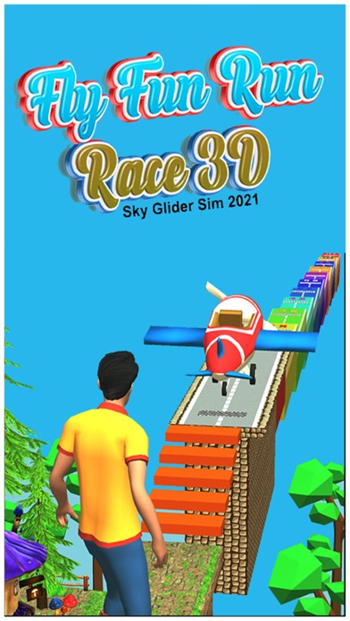 Jungle Fly Race 3D Sky Glider Screenshot