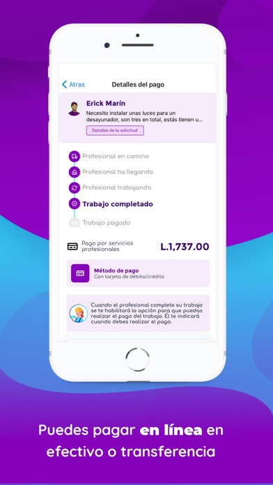 Betty, Servicios Profesionales Screenshot