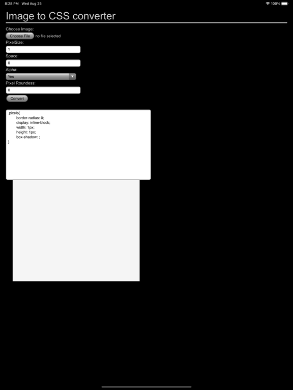 Screenshot #4 pour IMG2CSS