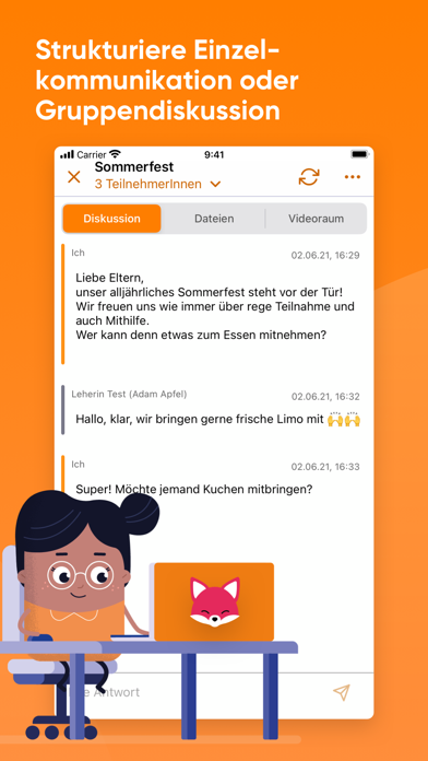 KidsFox - der Kita-Messenger Screenshot