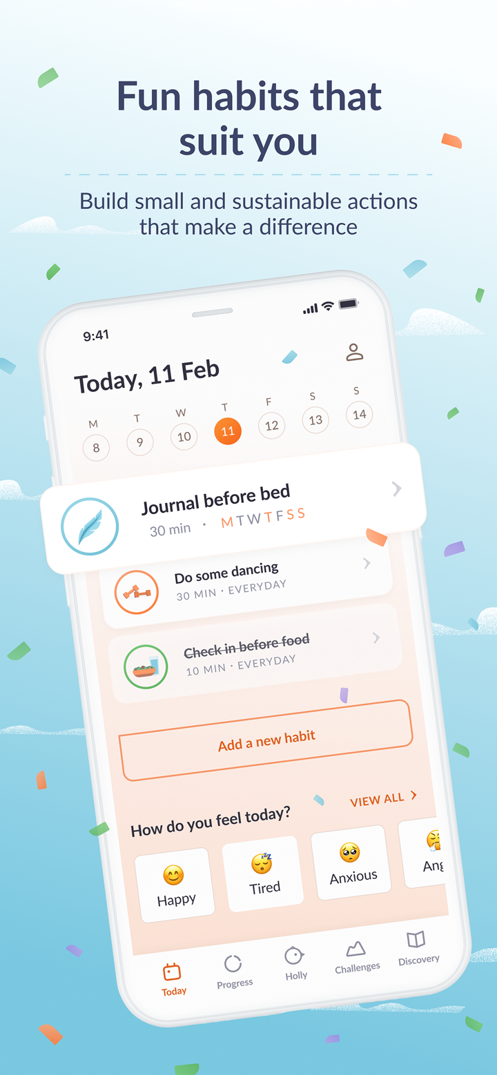 Holly Health Habit Coach screenshot 2