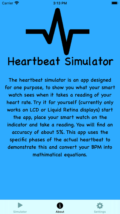 Heart Beat Simulator Screenshot