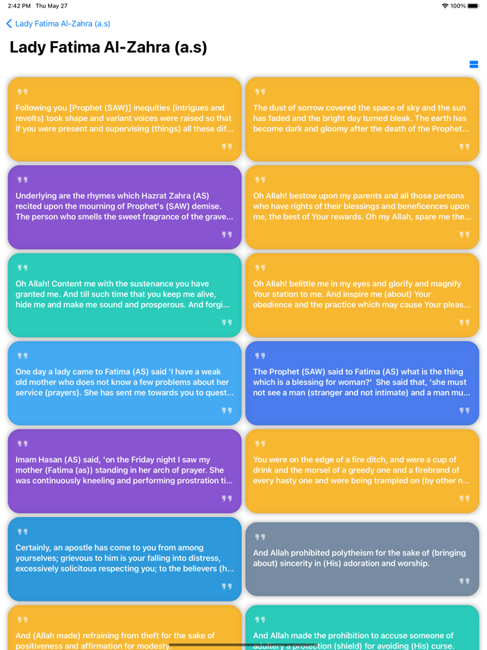 Lady Fatima Al-Zahra a.s