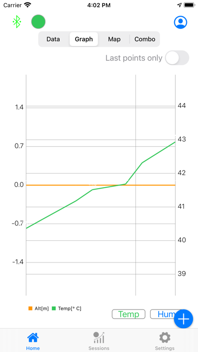 Meteotracker Screenshot