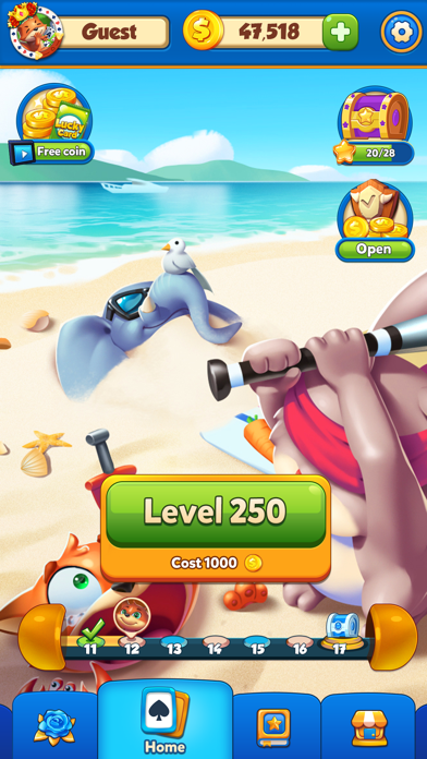 Solitaire Tripeaks Travel Screenshot
