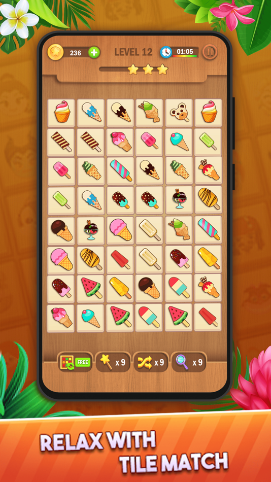 #5. Tile Puzzle: Pair Match (iOS) 由: Duong Luong