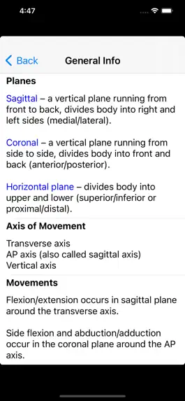 Game screenshot MSK Physio apk