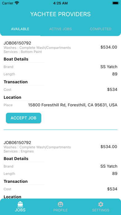 Yatchee Provider Screenshot 2 - AppWisp.com