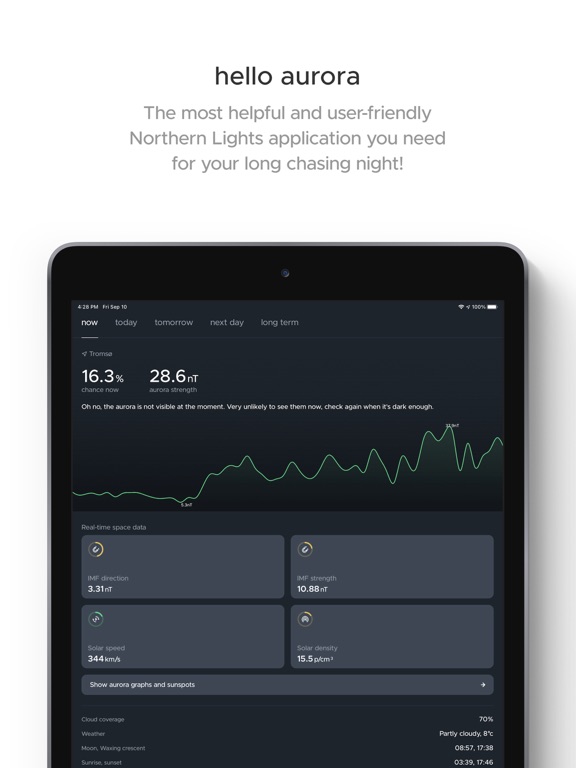 hello aurora: forecast appのおすすめ画像1