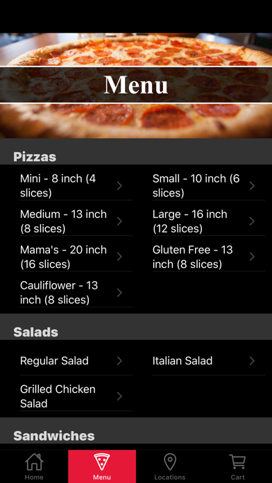 Mama's Pizza (TX) Screenshot