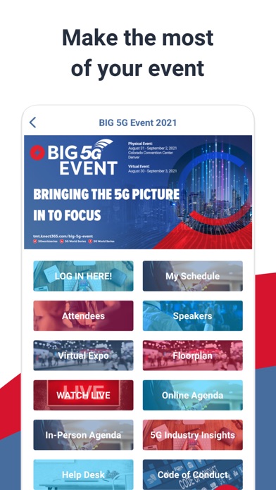 BIG 5G Event Screenshot