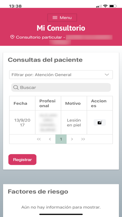 Mi Consultorio Screenshot