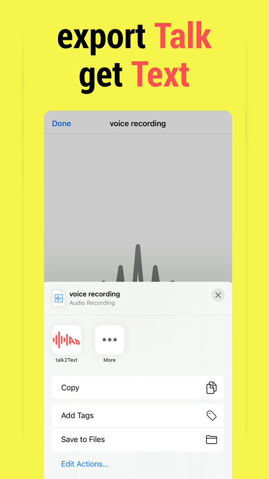 #3. talk2Text - voice to text (iOS) 由: Gilad Tal