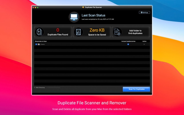 Duplicate File Scanner on the Mac App Store