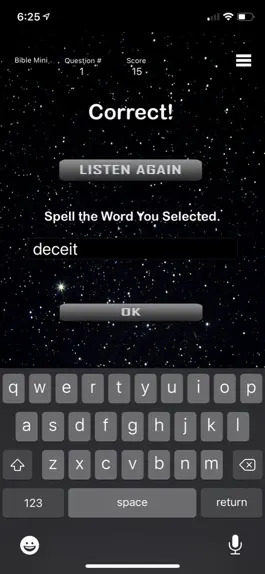 Game screenshot Bible Spelling With Comet Mini apk