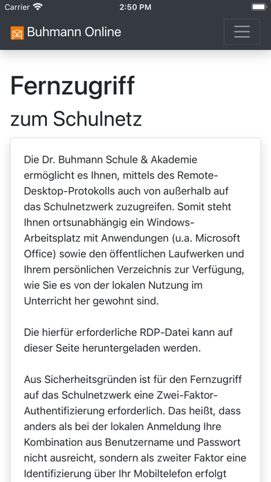 Dr. Buhmann Schule Screenshot
