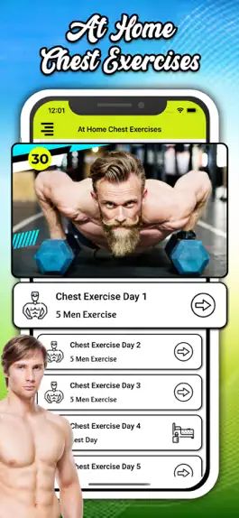 Game screenshot At Home Chest Exercises apk