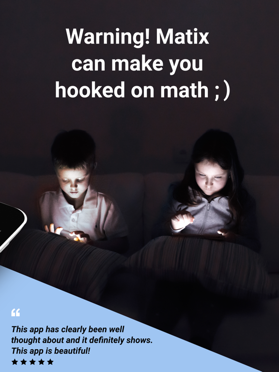 Matix: mental math training iPad screenshot 8 - Education app