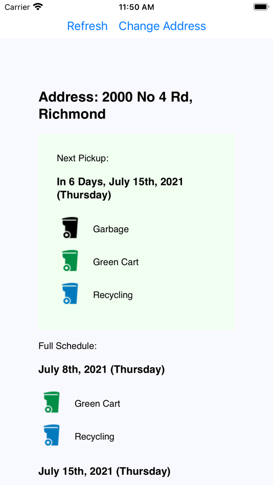 #3. Vancouver Area Garbage Collect (iOS) 由: Mohanjit Grewal