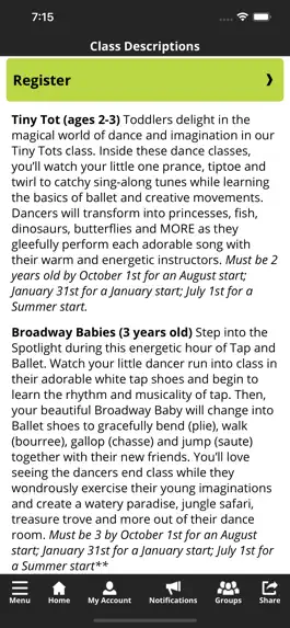 Game screenshot Bluffton School of Dance hack