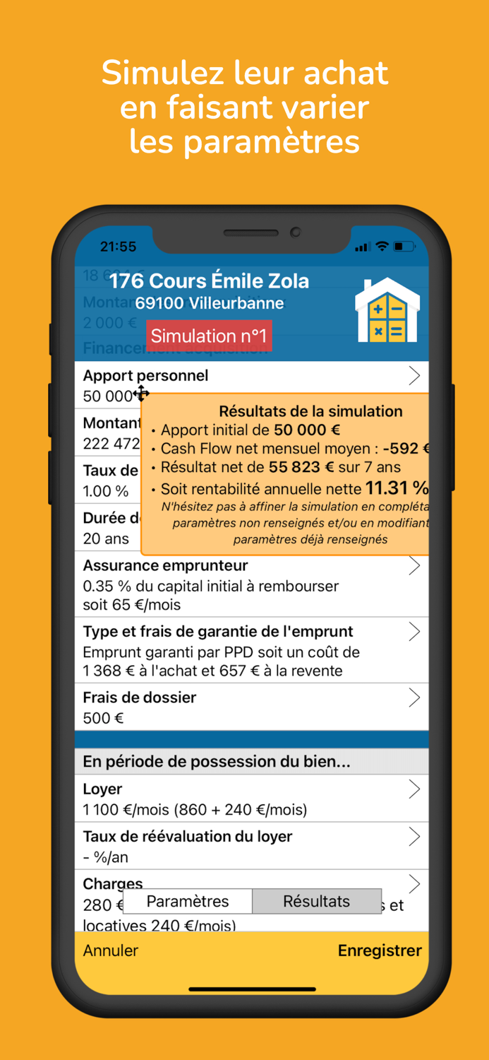 Simulateur immobilier