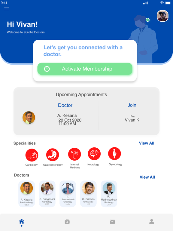 eGlobalDoctors iPad screenshot 2 - Medical app