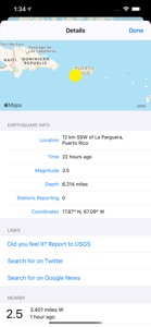 Mappity Quakes screenshot #2 for iPhone