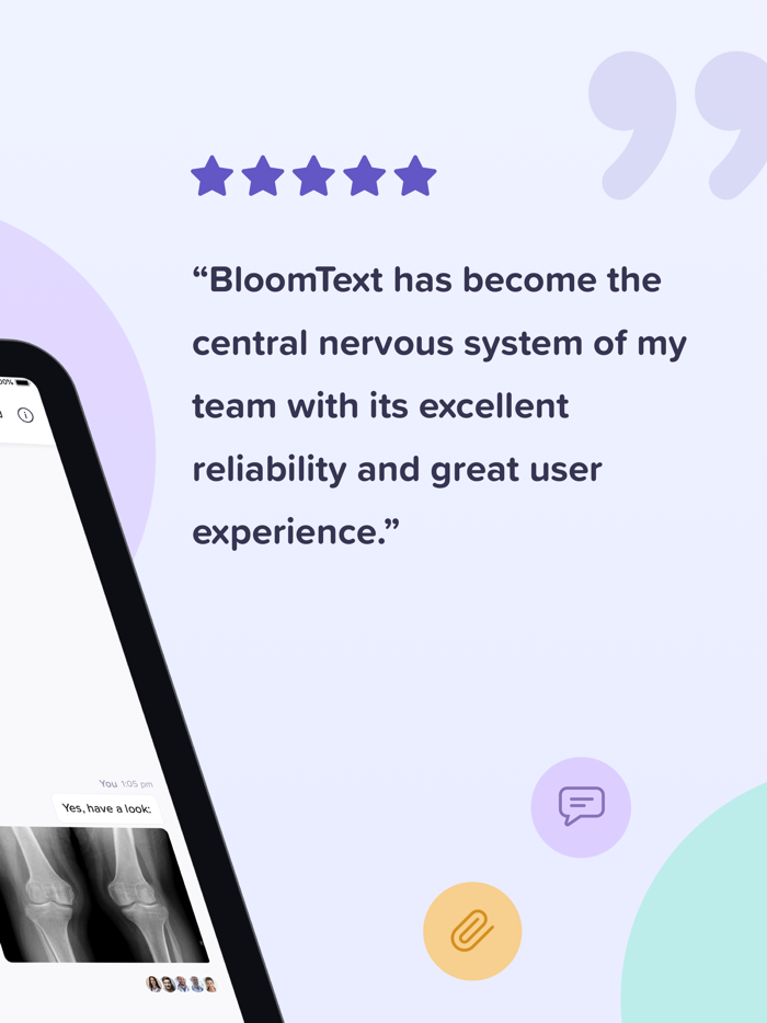 BloomText HIPAA Compliant Chat