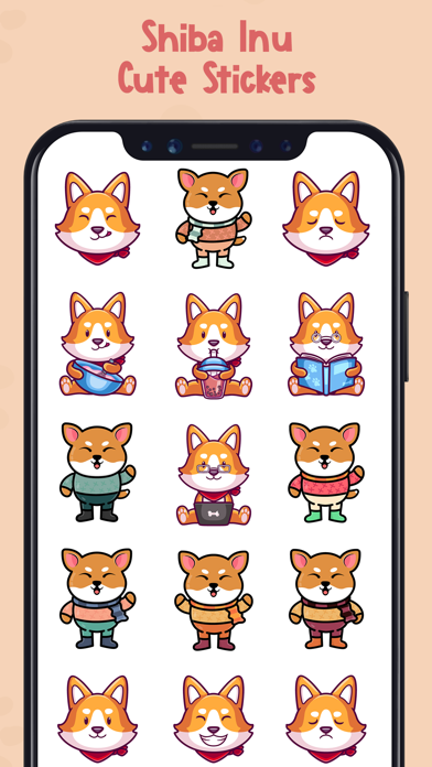 Shiba Inu Cute Stickers Screenshot