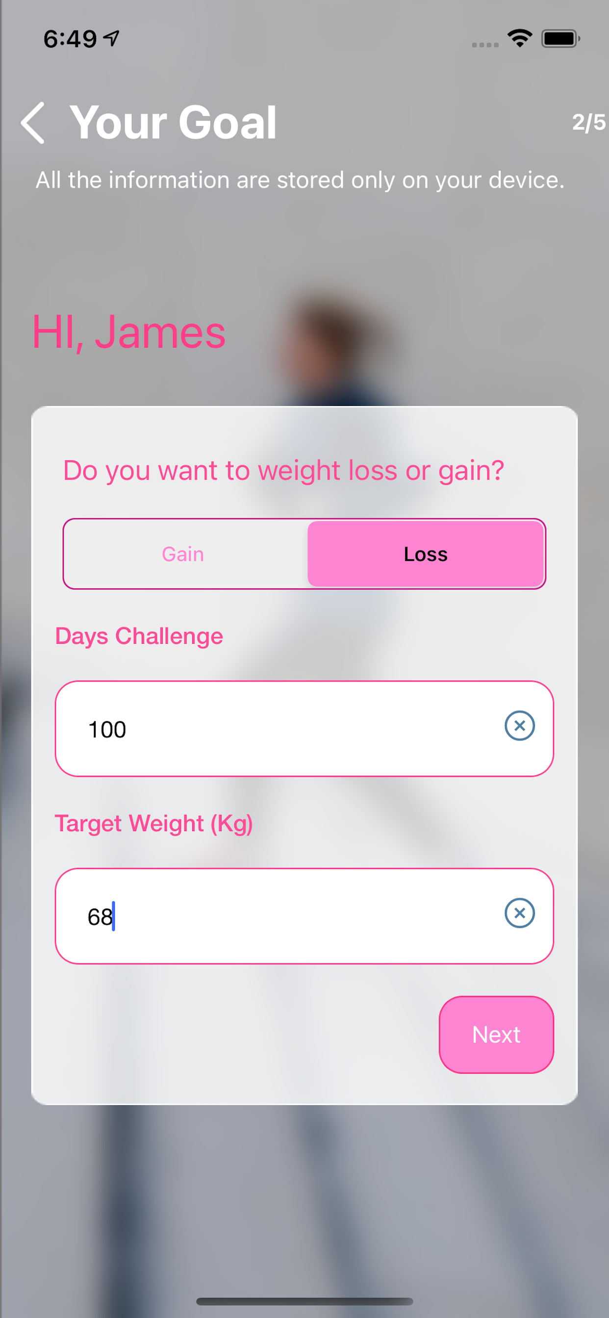 WeightLogTracker