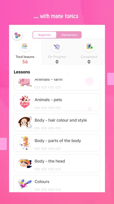 English - Basic Vocabulary Screenshot