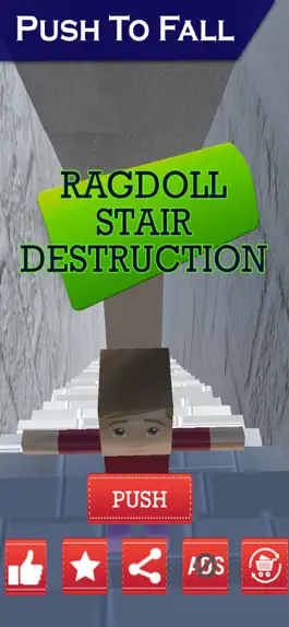 Game screenshot Ragdoll Stair Destruction mod apk