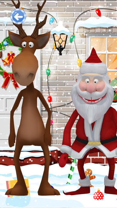 Santa Claus and reindeer call Screenshot