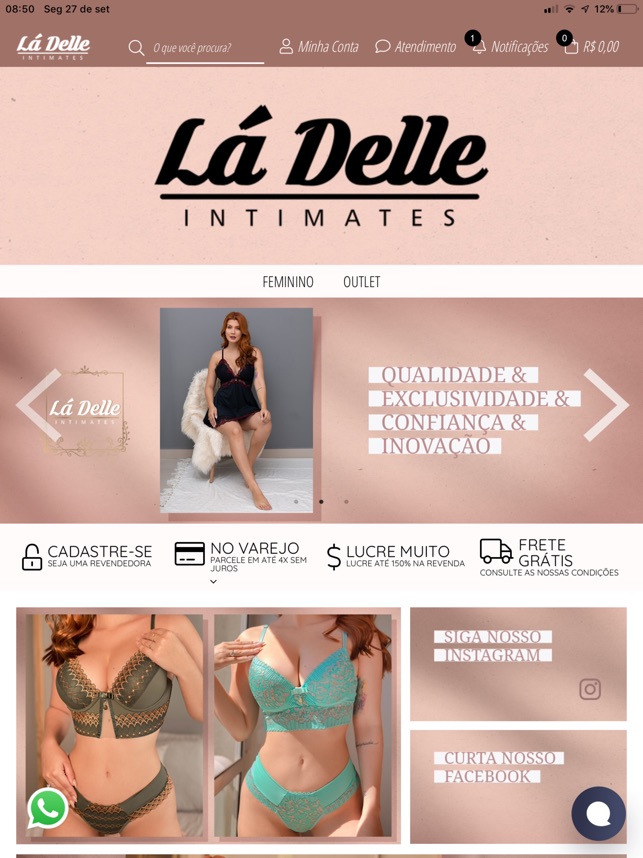 Lingerie de luxo - La Delle Intimates