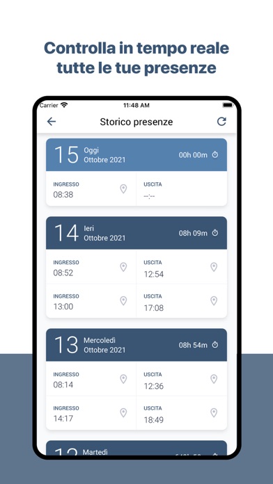 Company Time Tracking Screenshot