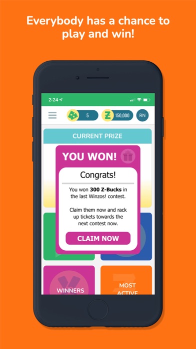 Winzos! - Win Cash, Gift Cards Screenshot