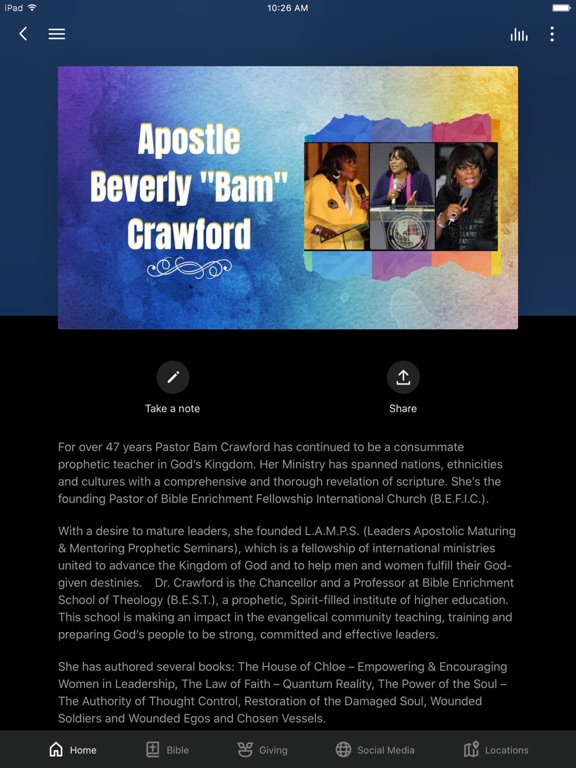 Screenshot #6 pour BAM Crawford Ministries