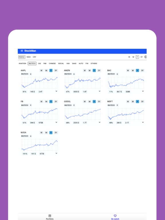 Screenshot #4 pour StockMan - Stocks & Crypto