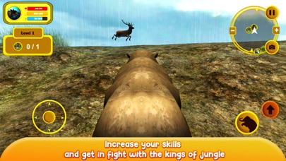 Screenshot #1 pour Rhinoceros Simulator 3D