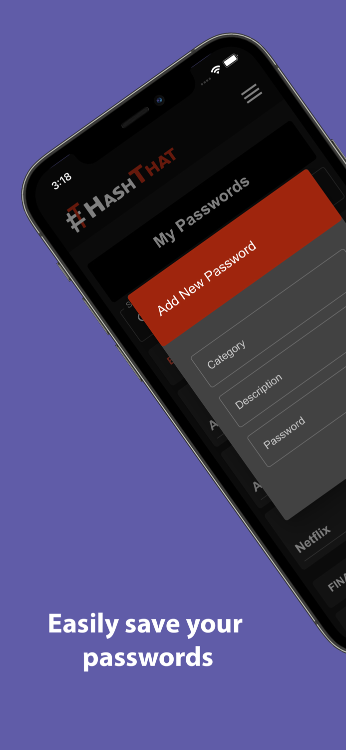 HashThat - Password Manager