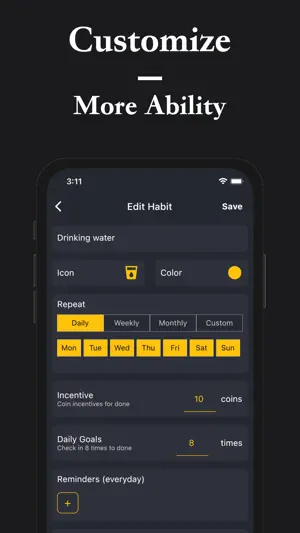 Habit Tracker - Goals Tracker screenshot 4