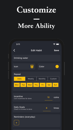 Habit Tracker - Goals Tracker screenshot 4