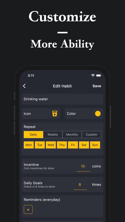 Habit Tracker - Goals Tracker screenshot-3