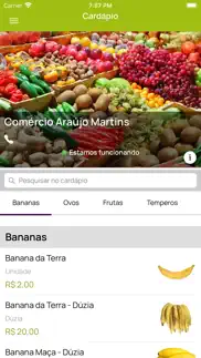 comércio frutas araújo martins iphone screenshot 1