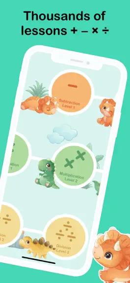 Game screenshot Dino Math: Learning Games apk