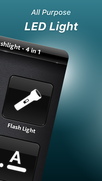 Flashlight - 4 in 1. Flashlight, Strobe, Morse Code, Lighted Magnifier Screenshot 2