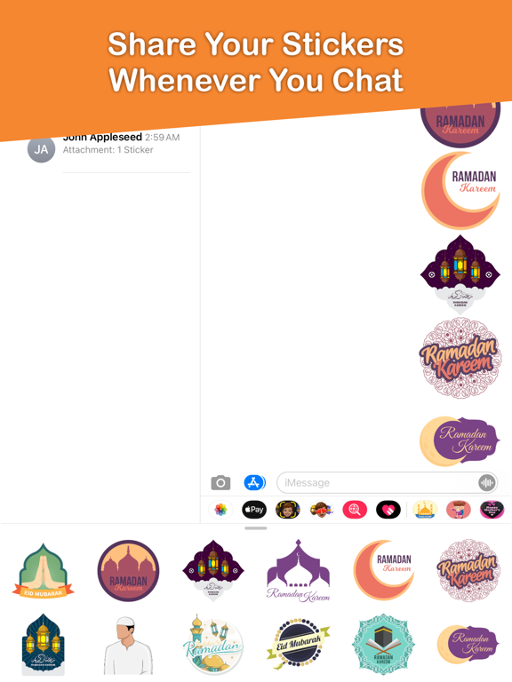 Screenshot #6 pour Islamic Muslim Stickers