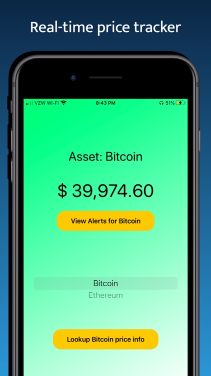 BitAlert: Bitcoin, Ether Alert