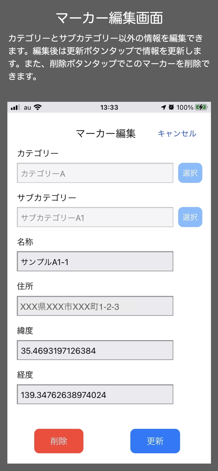 マーカーマップ